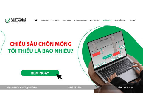 Minh họa so sánh móng nông và móng sâu trong xây dựng